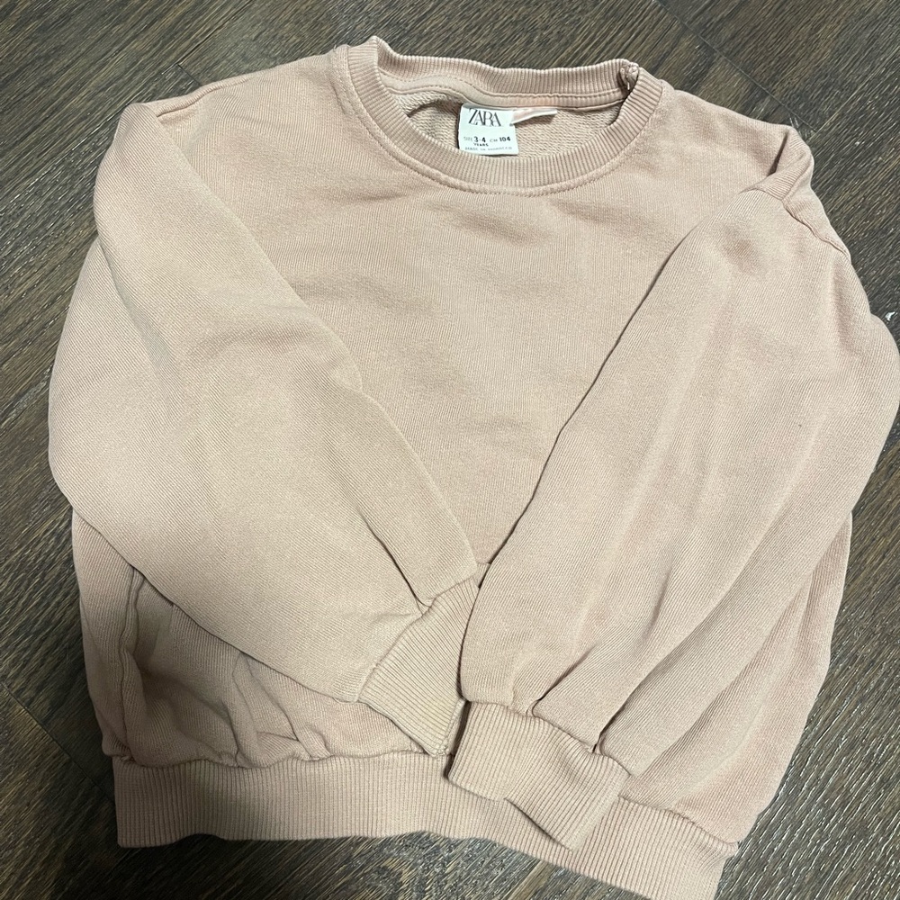 mauve toddler crewnexk sweatshirt size 3-4 yrs old